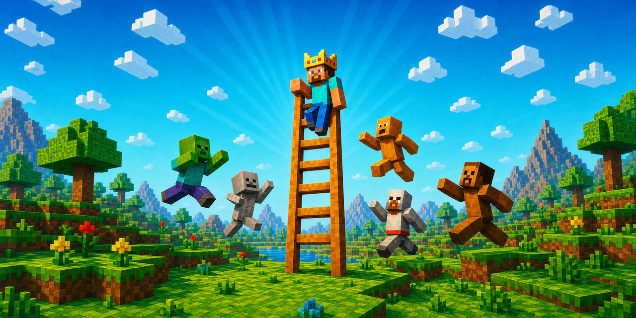 King of the Ladder gameplay artwork