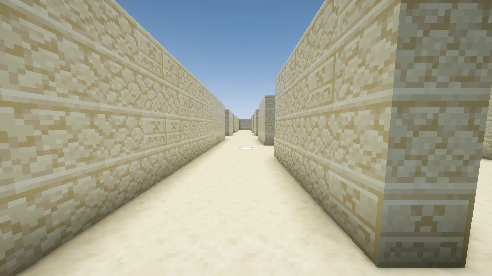 Inside the Desert maze, at corridor level
