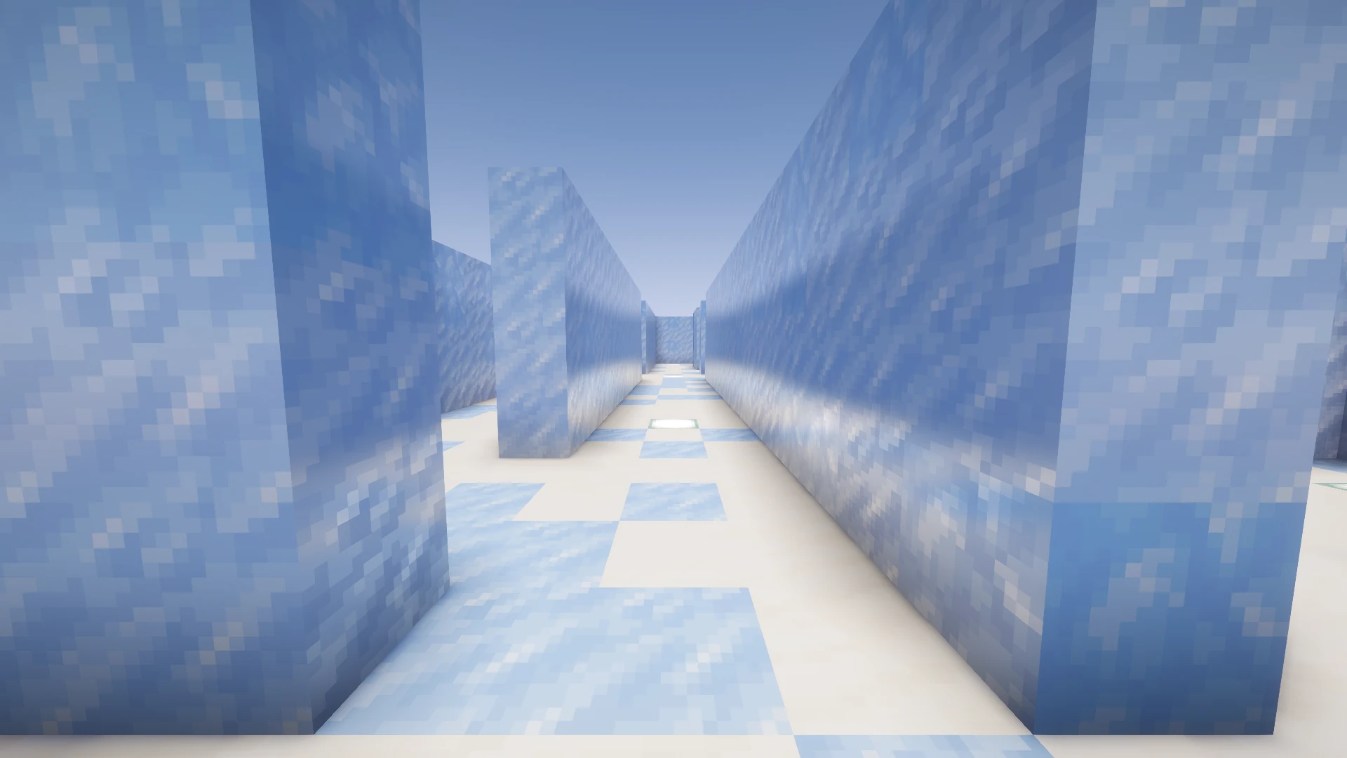 Inside the Frost maze, at corridor level