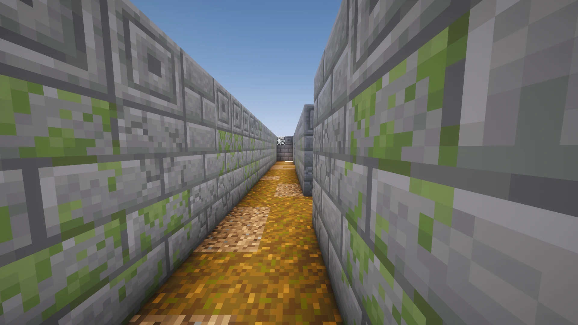 Inside the Graveyard maze, at corridor level