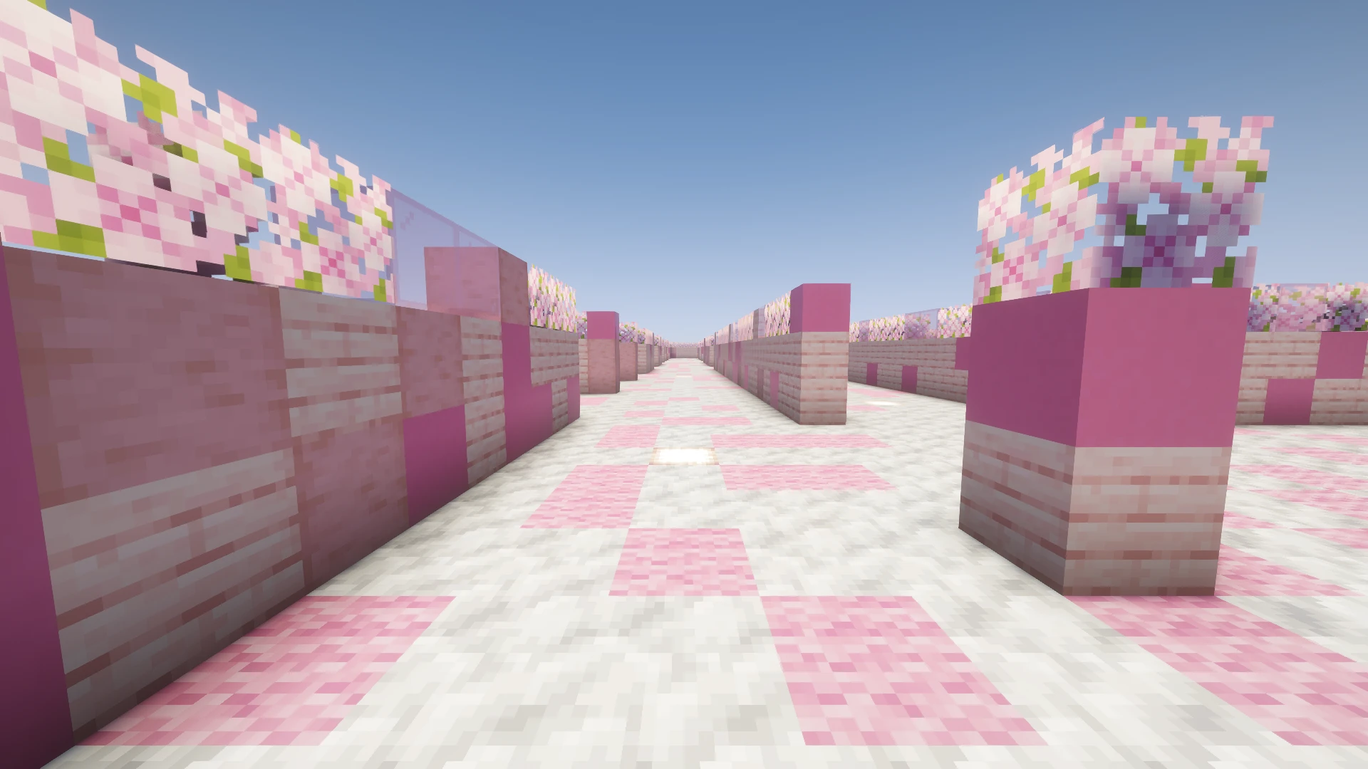 Inside the Sakura maze, at corridor level