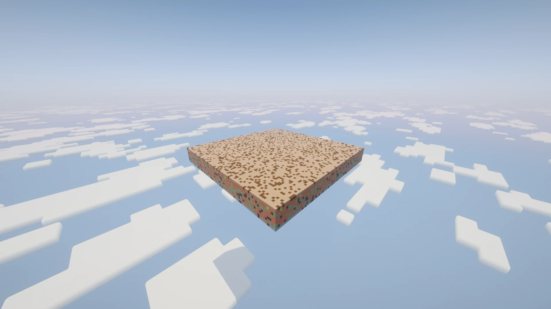 A distant side view of the Steampunk maze showing its wall height and materials