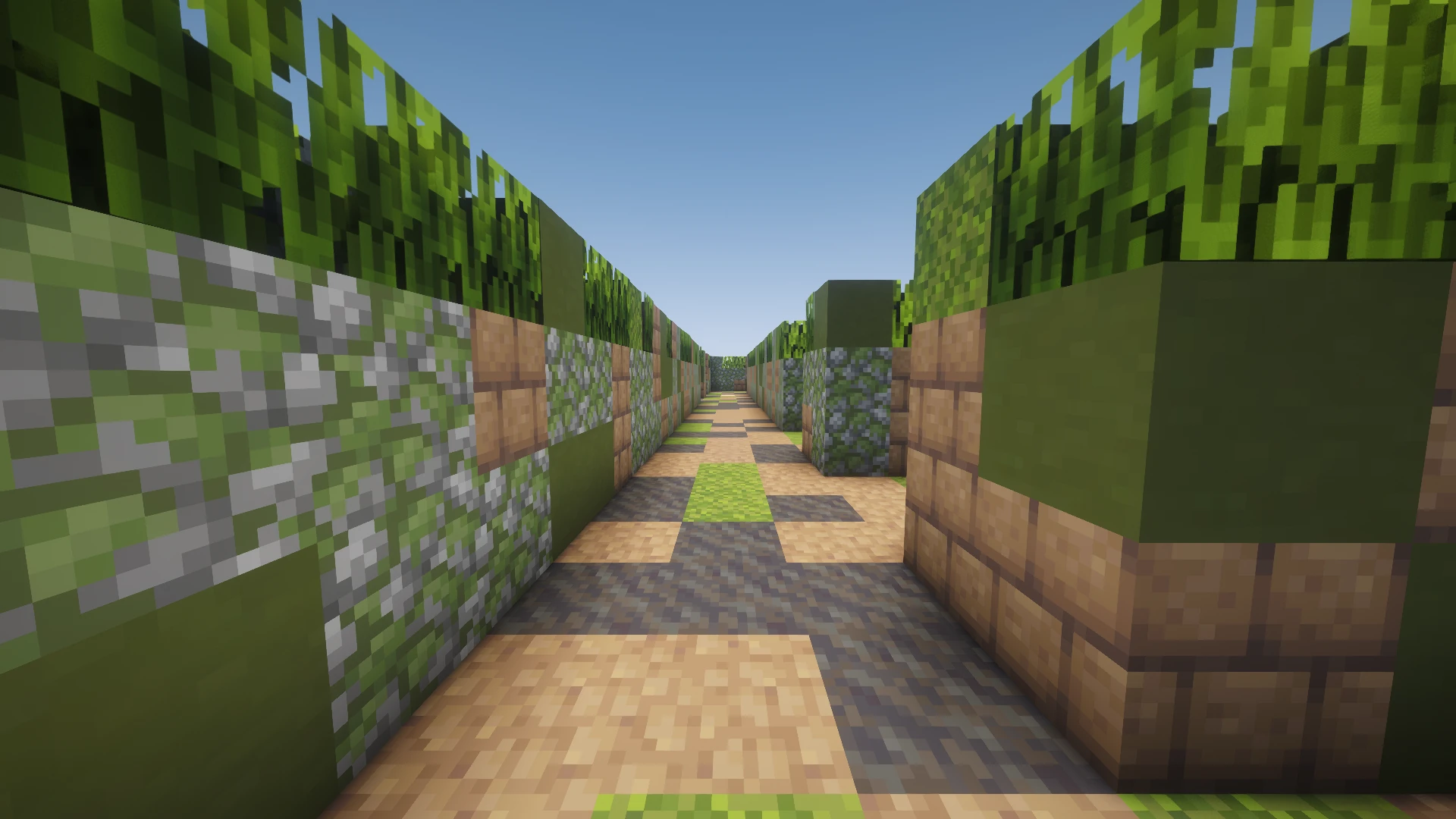 Inside the Swamp maze, at corridor level